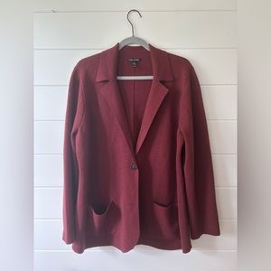 Eileen Fisher | 100% Merino Wool XL Blazer
